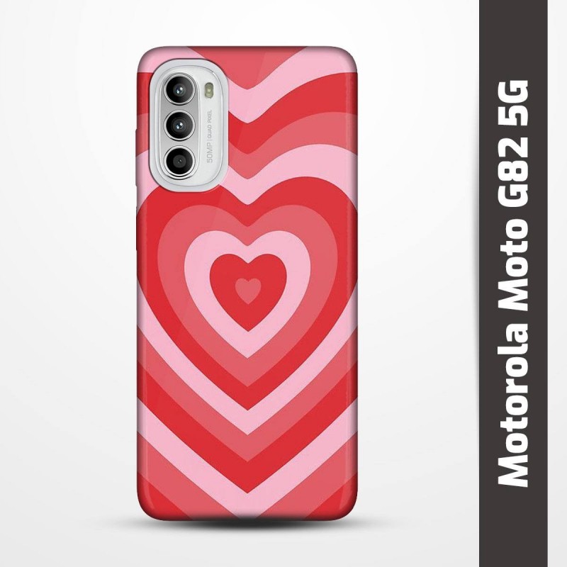 Pružný obal na Motorola Moto G82 5G s motivem Srdce