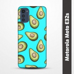 Pružný obal na Motorola Moto E32s s motivem Avokádo