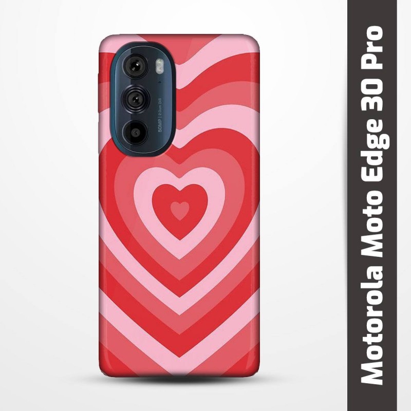 Pružný obal na Motorola Moto Edge 30 Pro s motivem Srdce