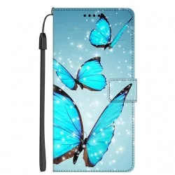 Knížkové obrázkové pouzdro na Samsung Galaxy A52-Motýli