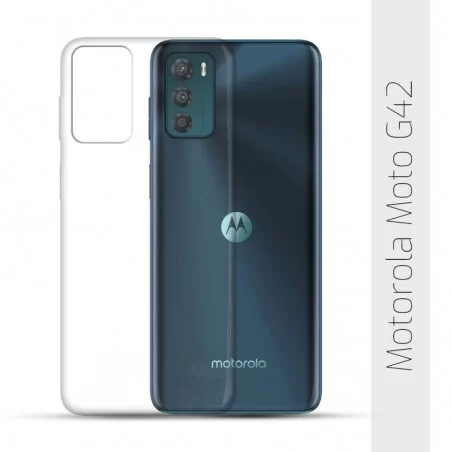 Obal na Motorola Moto G42 | Průhledný pružný obal