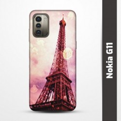 Pružný obal na Nokia G11 s motivem Paris