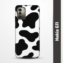 Pružný obal na Nokia G11 s motivem Cow