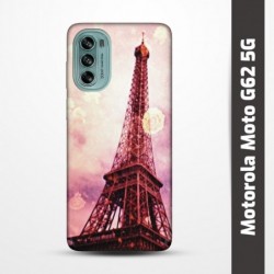 Pružný obal na Motorola Moto G62 5G s motivem Paris