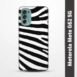 Pružný obal na Motorola Moto G62 5G s motivem Zebra