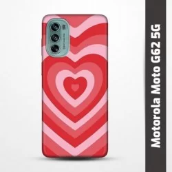 Obal na Motorola Moto G62 5G s potiskem-Srdce
