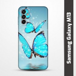 Pružný obal na Samsung Galaxy M13 s motivem Motýli