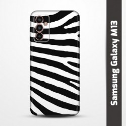 Pružný obal na Samsung Galaxy M13 s motivem Zebra