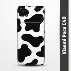 Pružný obal na Xiaomi Poco C40 s motivem Cow