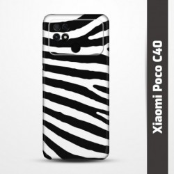 Pružný obal na Xiaomi Poco C40 s motivem Zebra