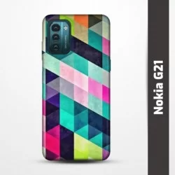 Pružný obal na Nokia G21 s motivem Colormix
