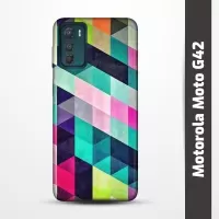 Pružný obal na Motorola Moto G42 s motivem Colormix