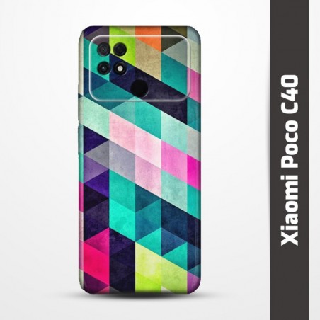 Pružný obal na Xiaomi Poco C40 s motivem Colormix