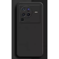 Liquid silikonový obal na Vivo X80 Pro | Eco-Friendly-Černá