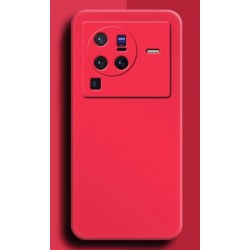Liquid silikonový obal na Vivo X80 Pro | Eco-Friendly - Červená