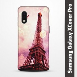 Pružný obal na Samsung Galaxy XCover Pro s motivem Paris
