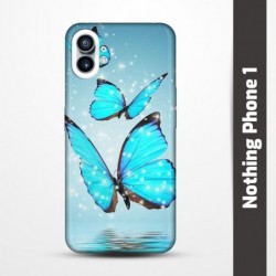 Pružný obal na Nothing Phone 1 s motivem Motýli