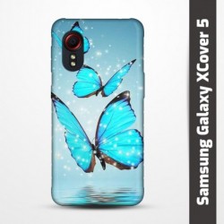 Pružný obal na Samsung Galaxy XCover 5 s motivem Motýli