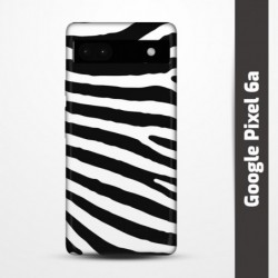Pružný obal na Google Pixel 6a s motivem Zebra