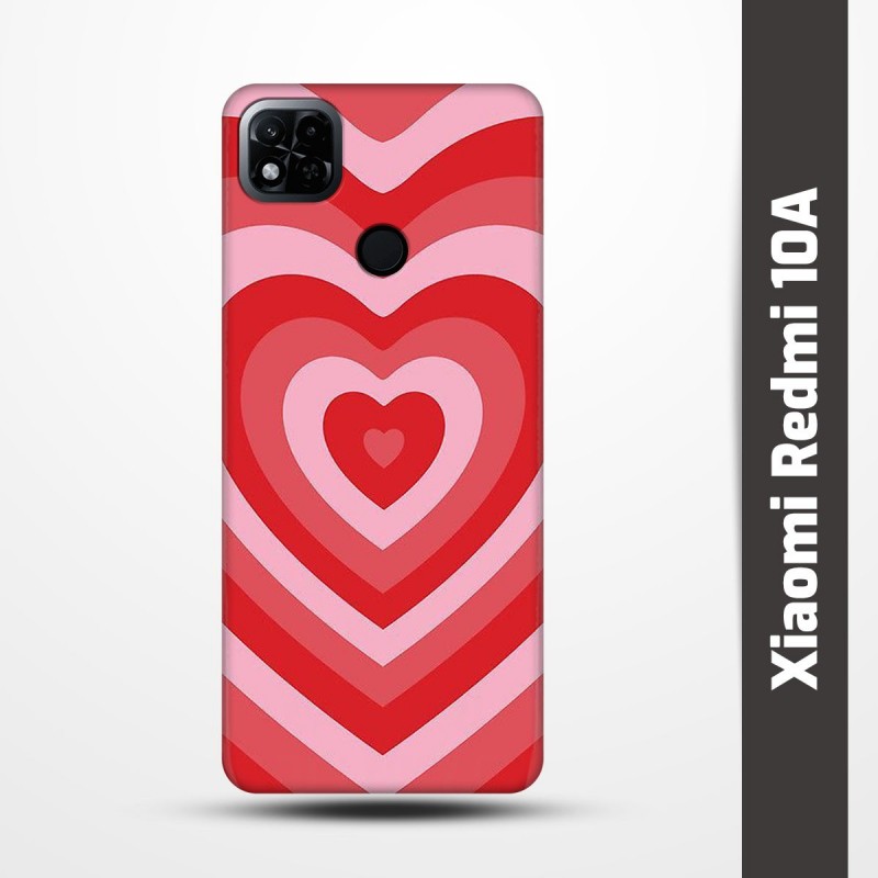 Pružný obal na Xiaomi Redmi 10A s motivem Srdce