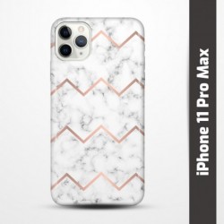 Pružný obal na iPhone 11 Pro Max s motivem Bílý mramor