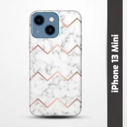 Pružný obal na iPhone 13 Mini s motivem Bílý mramor