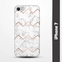 Pružný obal na iPhone 7 s motivem Bílý mramor