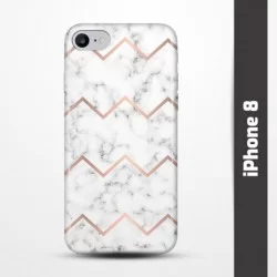 Pružný obal na iPhone 8 s motivem Bílý mramor