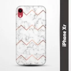 Pružný obal na iPhone Xr s motivem Bílý mramor