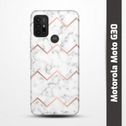 Pružný obal na Motorola Moto G30 s motivem Bílý mramor
