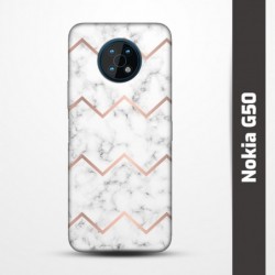 Pružný obal na Nokia G50 s motivem Bílý mramor