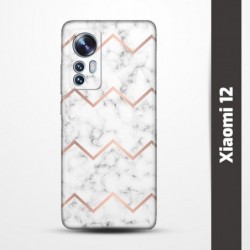 Pružný obal na Xiaomi 12 s motivem Bílý mramor