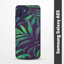 Pružný obal na Samsung Galaxy A03 s motivem Jungle