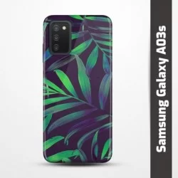 Pružný obal na Samsung Galaxy A03s s motivem Jungle