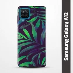 Pružný obal na Samsung Galaxy A12 s motivem Jungle