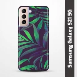 Pružný obal na Samsung Galaxy S21 5G s motivem Jungle