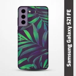 Pružný obal na Samsung Galaxy S21 FE s motivem Jungle