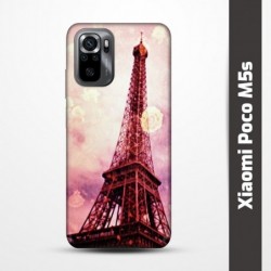 Pružný obal na Xiaomi Poco M5s s motivem Paris