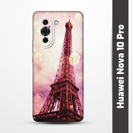 Pružný obal na Huawei Nova 10 Pro s motivem Paris