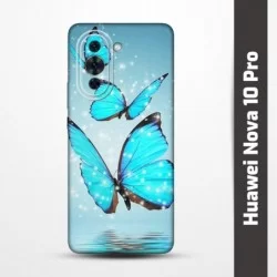 Pružný obal na Huawei Nova 10 Pro s motivem Motýli