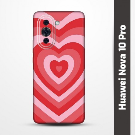 Pružný obal na Huawei Nova 10 Pro s motivem Srdce
