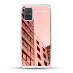 Zrcadlový TPU obal na Xiaomi POCO M5s-Růžový lesk