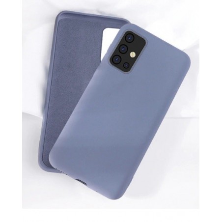 Liquid silikonový obal na Samsung Galaxy A72 | Eco-Friendly-Modrá