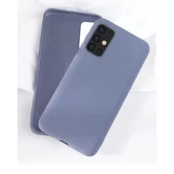 Liquid silikonový obal na Samsung Galaxy A52 | Eco-Friendly-Modrá