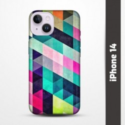 Pružný obal na iPhone 14 s motivem Colormix