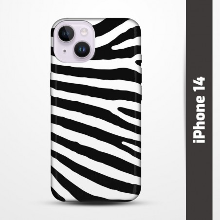 Pružný obal na iPhone 14 s motivem Zebra