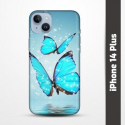 Pružný obal na iPhone 14 Plus s motivem Motýli