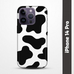 Pružný obal na iPhone 14 Pro s motivem Cow