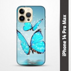 Pružný obal na iPhone 14 Pro Max s motivem Motýli