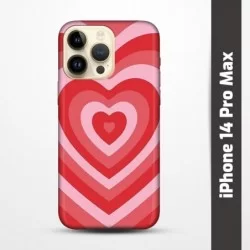 Pružný obal na iPhone 14 Pro Max s motivem Srdce